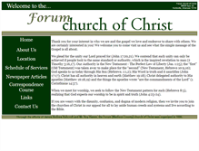 Tablet Screenshot of forumcoc.org